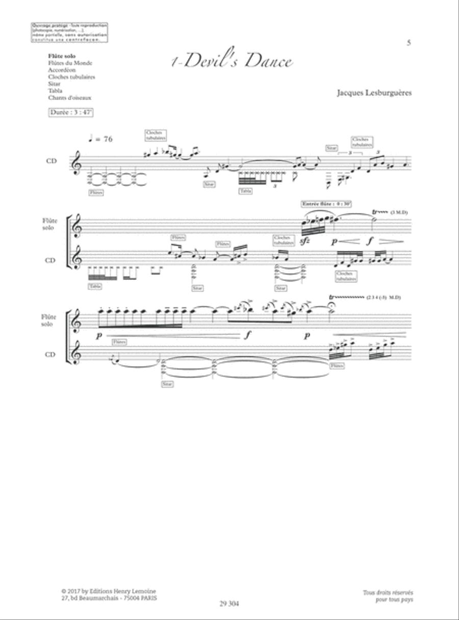 Une flute itinerante Une flute itinerante Flute scores gallery preview page 2