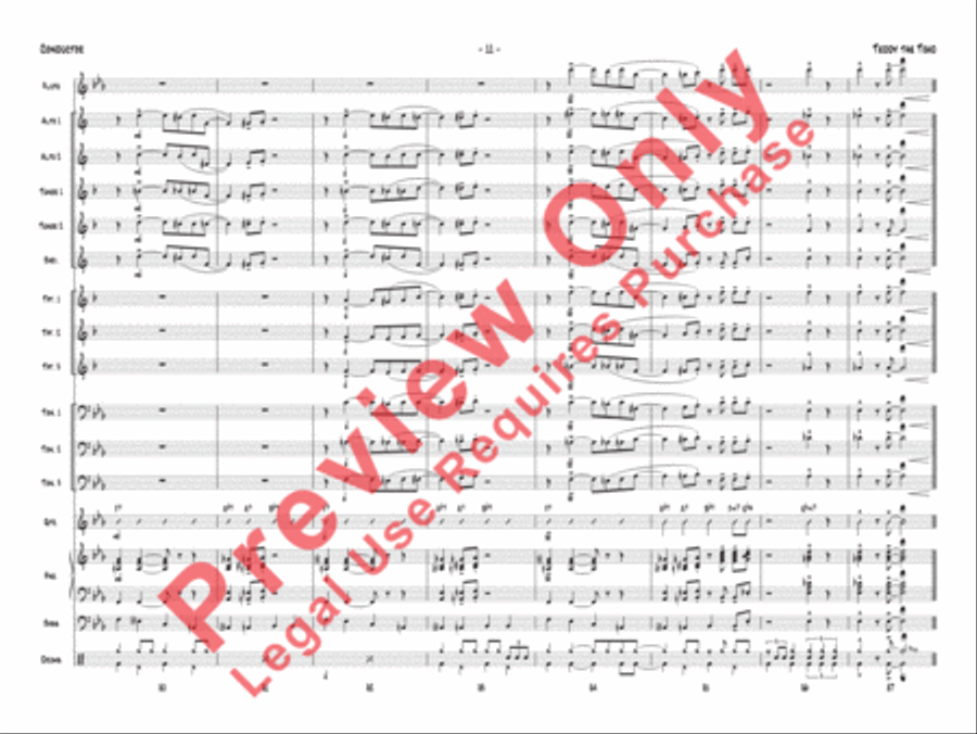Teddy the Toad Teddy the Toad Jazz Ensemble scores gallery preview page 14