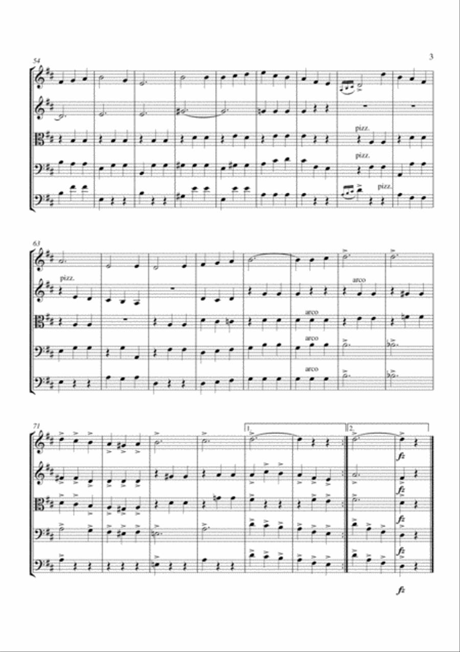 Take Me Out To the Ball Game Orchestra scores gallery preview page 3