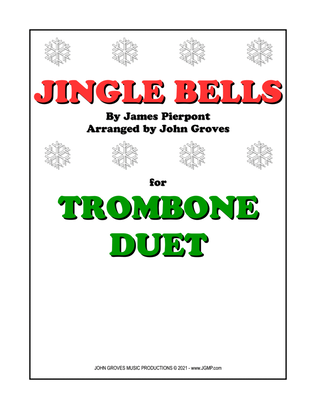 Book cover for Jingle Bells - Trombone Duet