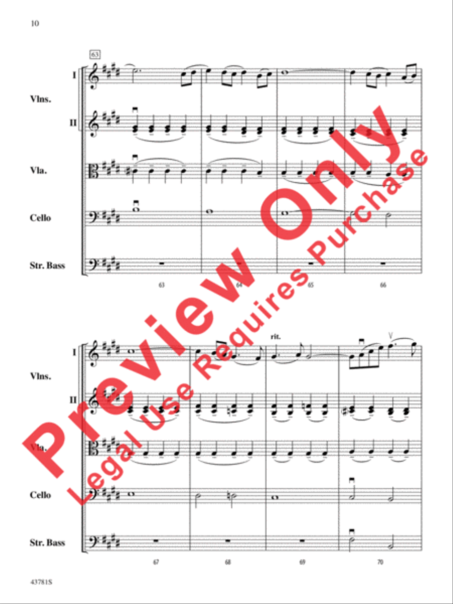 Vocalise Vocalise String Orchestra scores gallery preview page 11