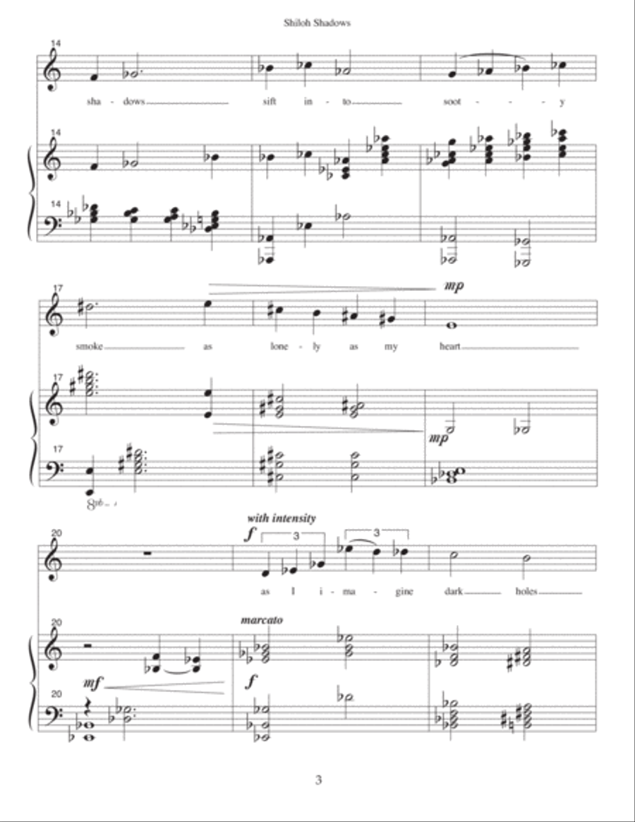 Shiloh Shadows High Voice scores gallery preview page 3