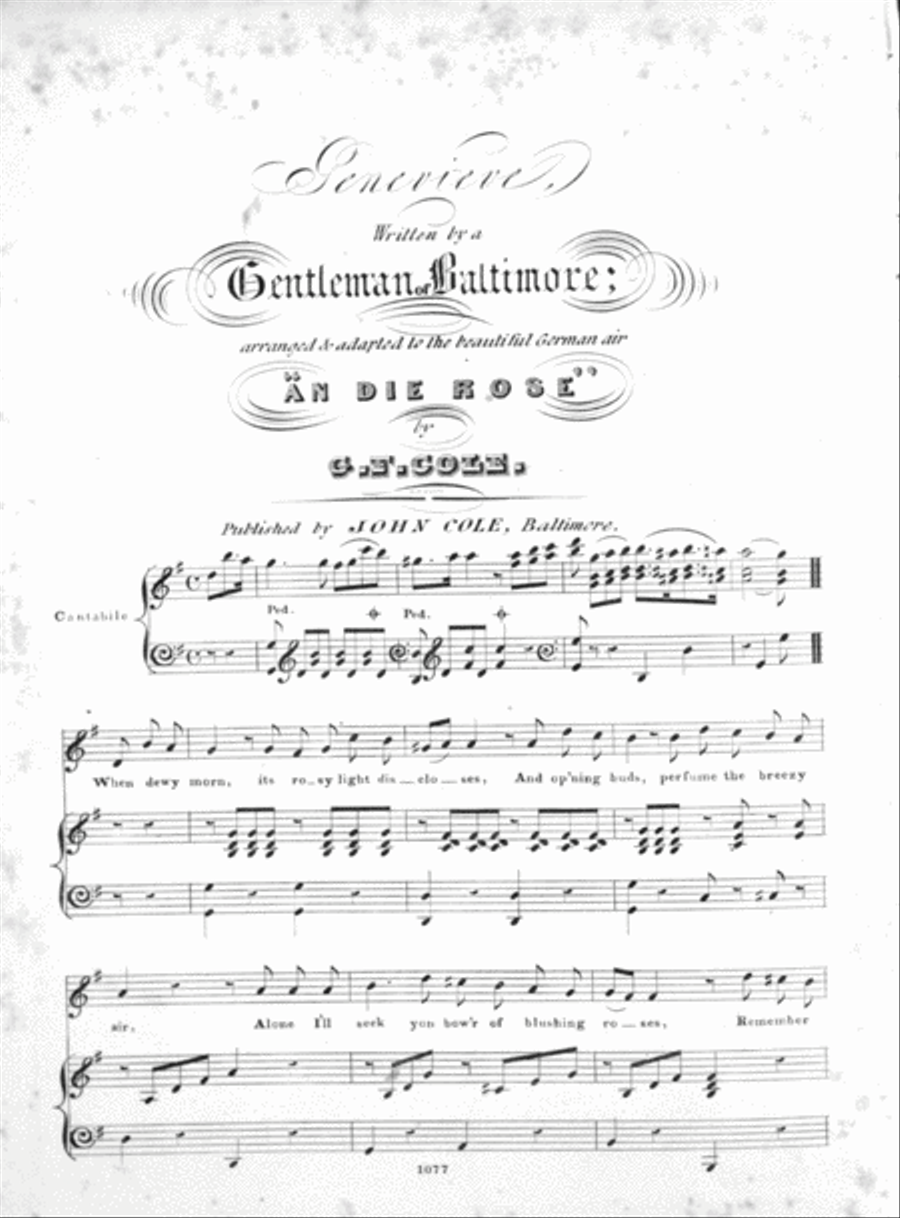 Genevieve Voice scores gallery preview page 1