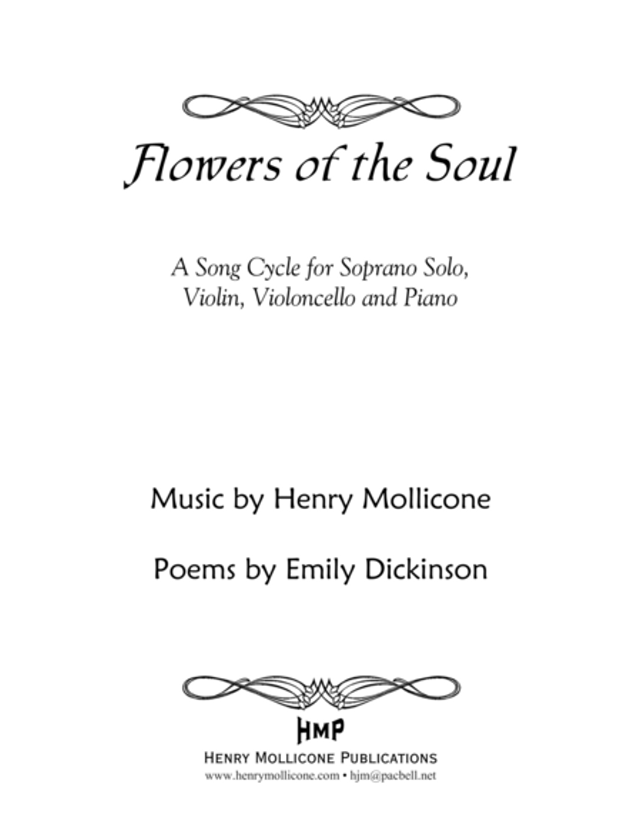 Flowers Of The Soul (Score) Piano Trio scores gallery preview page 1