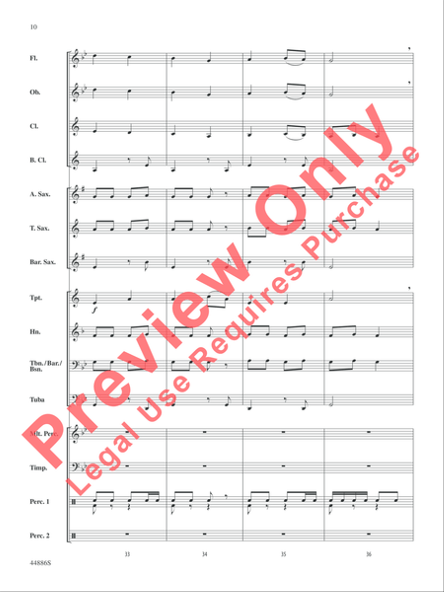 A Whole Lot of Christmas Concert Band scores gallery preview page 27