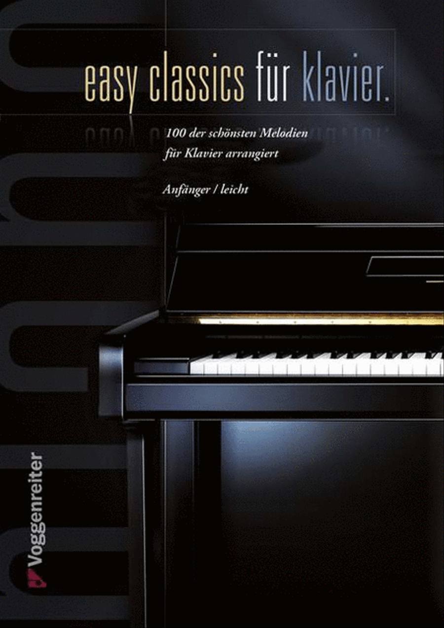 easy classics Piano Solo scores gallery preview page 1