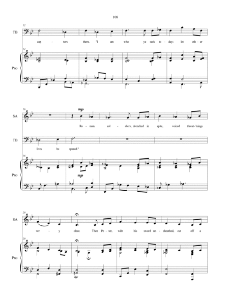 I Am He, sacred music for SATB choir image number null