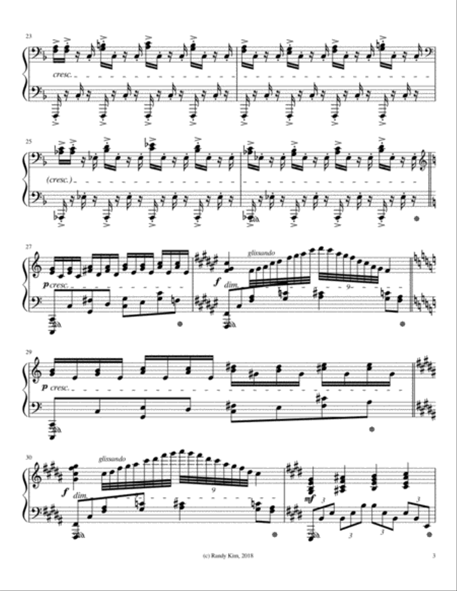 Apex of Aspiration, Op. 20 Piano Solo scores gallery preview page 3