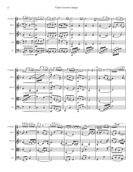 Adagio from Violin Concerto Dmajor Op.77