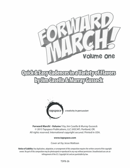 Forward March! - Volume One image number null
