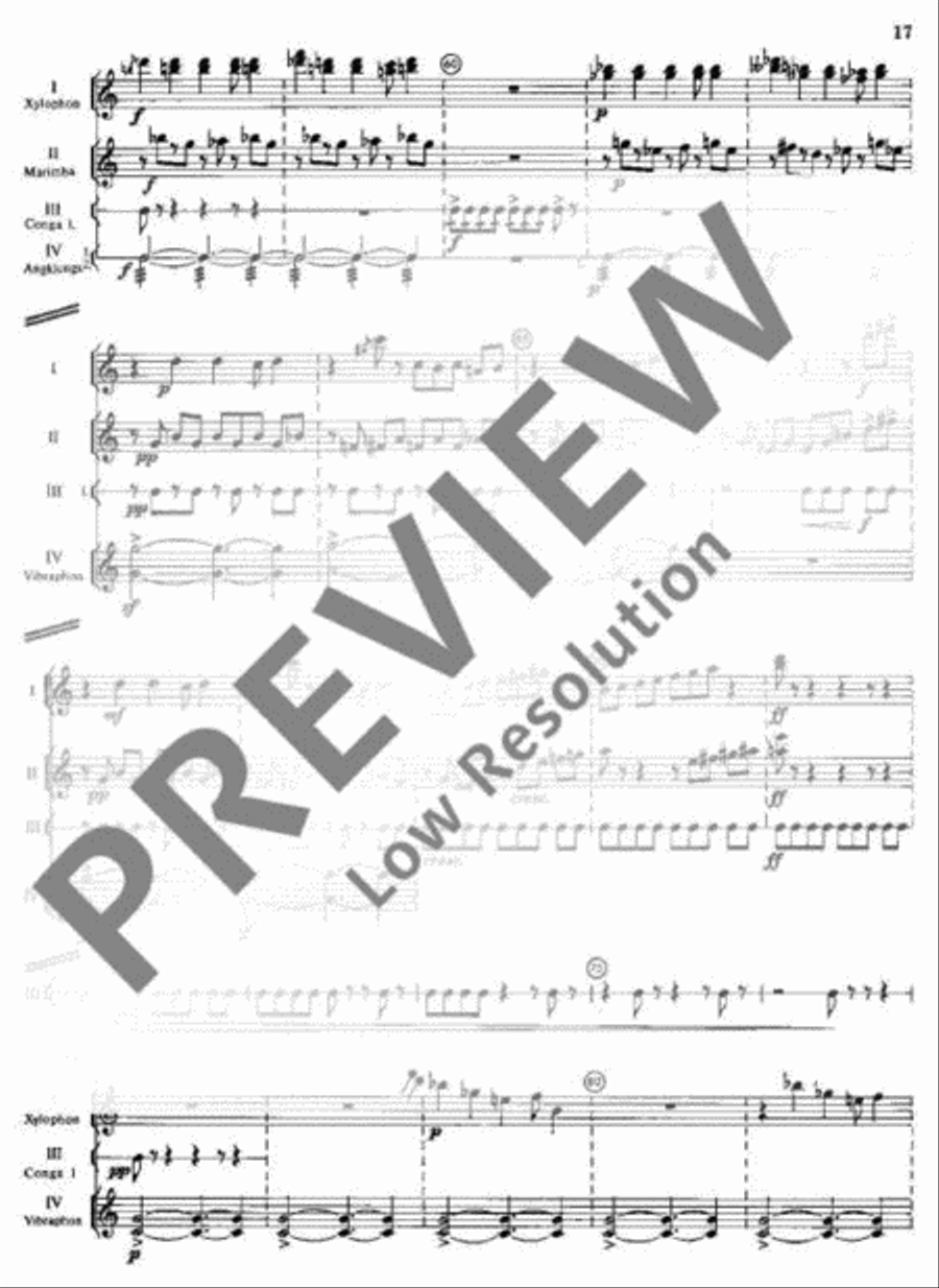 Katalog IV Percussion scores gallery preview page 18