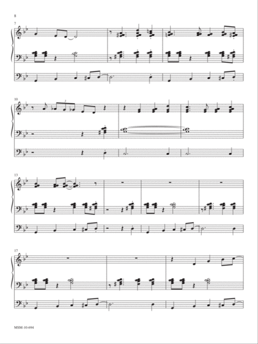 Variations on Engelberg: When in Our Music God Is Glorified Organ scores gallery preview page 2