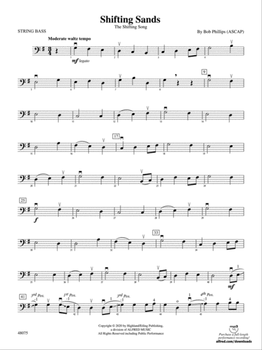 Shifting Sands: String Bass