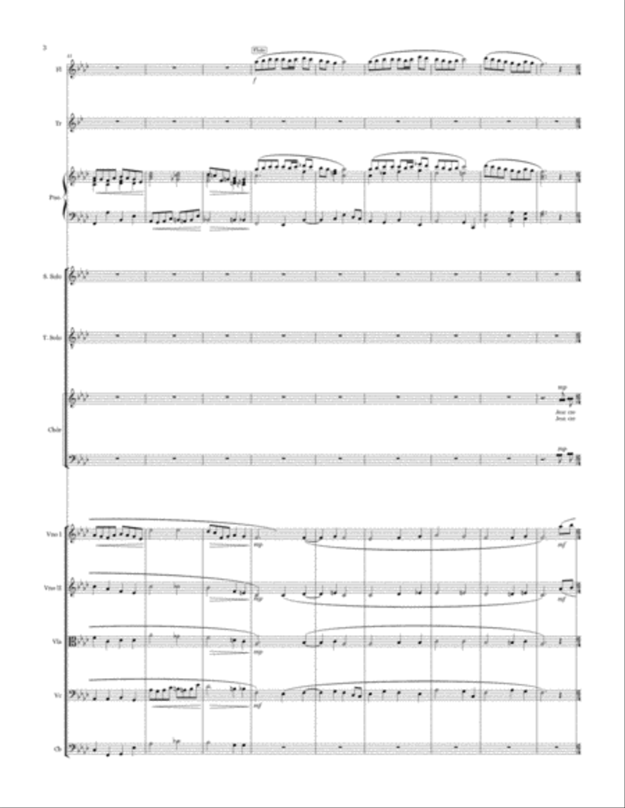 Eloi, Eloi, lema sabachthani (Oratorium na Wielki Post) Chamber Orchestra scores gallery preview page 5