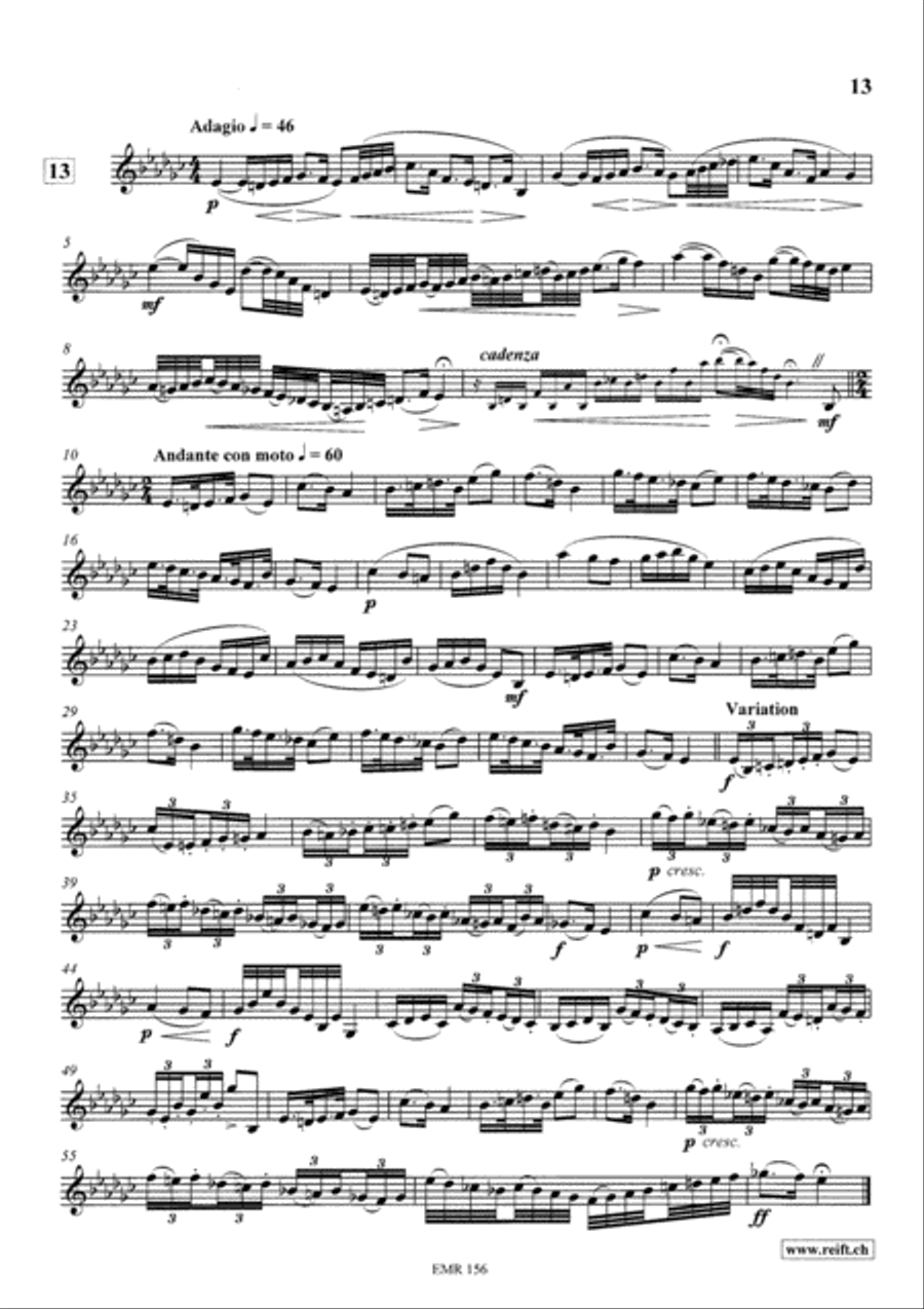 Technical & Melodic Studies Vol. 6 Trumpet scores gallery preview page 13