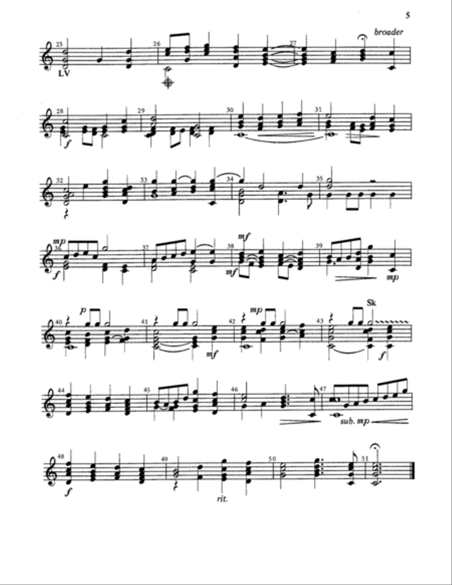 The Twelve Bells of Christmas Handbell Choir scores gallery preview page 3