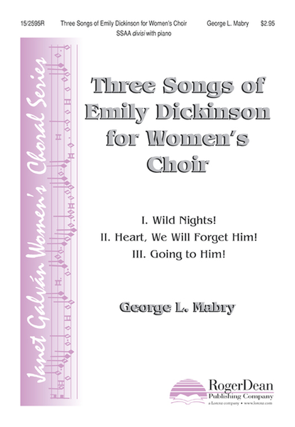 Three Songs of Emily Dickinson for Women's Choir image number null