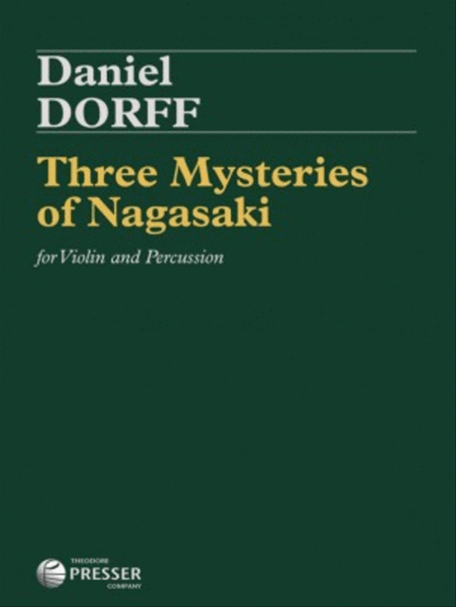 Three Mysteries of Nagasaki Chamber Music scores gallery preview page 1