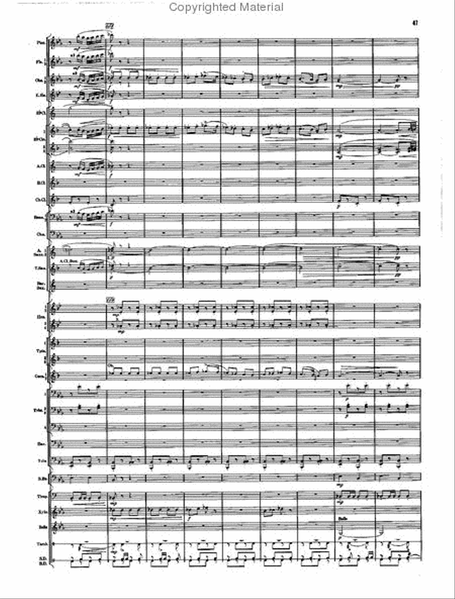 Armenian Dances, Part II Concert Band scores gallery preview page 45