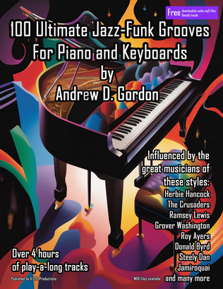 Book cover for 100 Ultimate Jazz-Funk Grooves for Piano/Keyboards