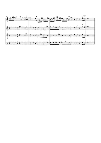 Concerto grosso Op.6, no.4 (arrangement for 4 recorders)