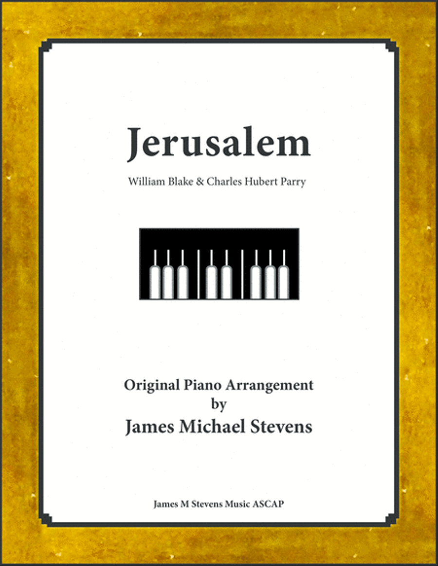 Jerusalem - Piano Solo Piano Solo scores gallery preview page 1