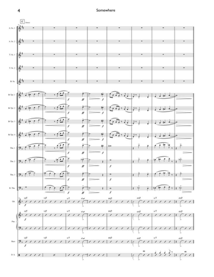 Somewhere (score & parts) image number null