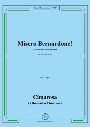 Cimarosa-Misero Bernardone!,from Giannina e Bernardone