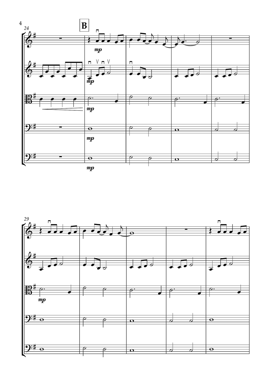 A Million Dreams String Orchestra scores gallery preview page 4