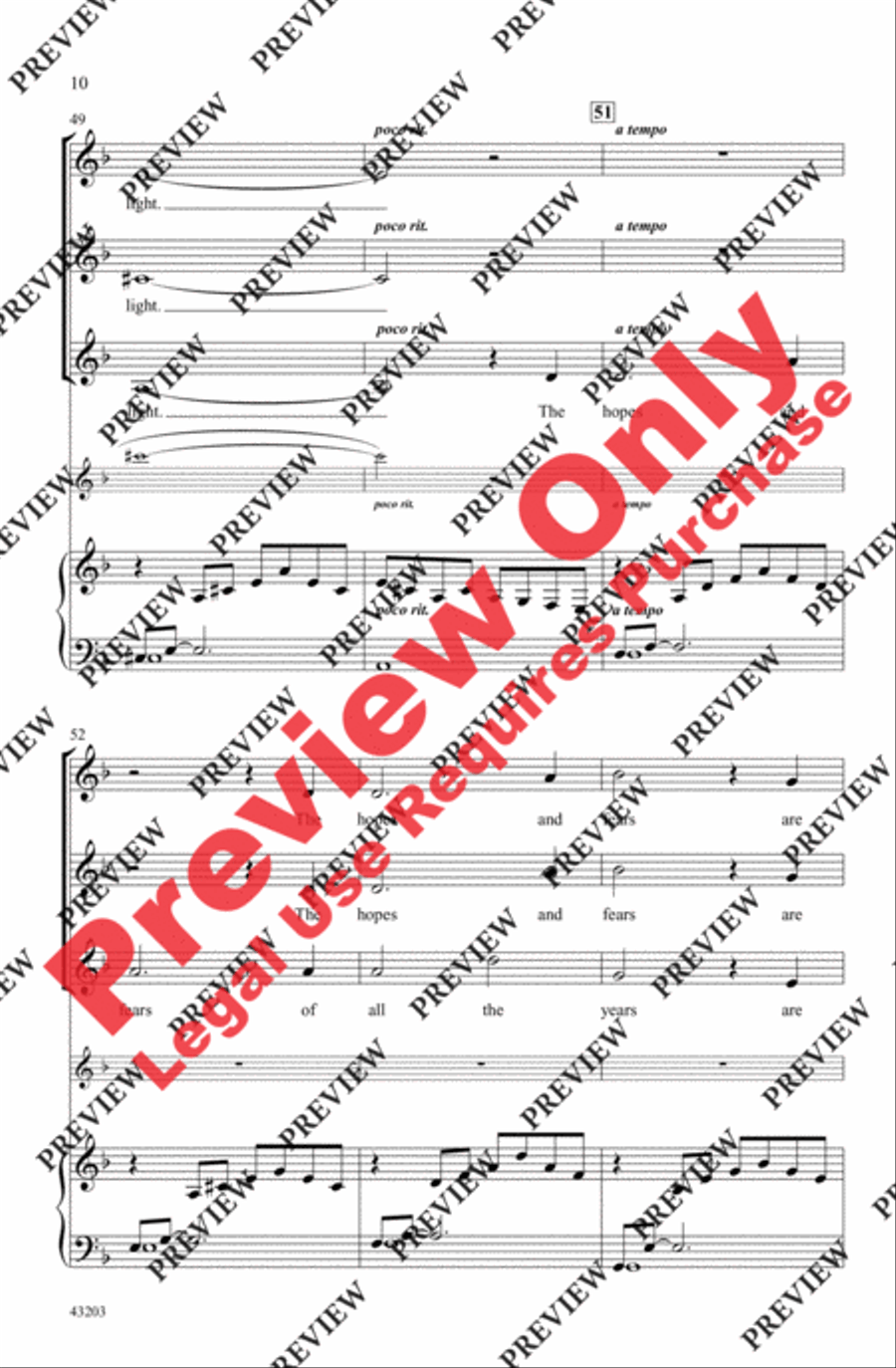 Prelude to Bethlehem Women's Choir scores gallery preview page 10