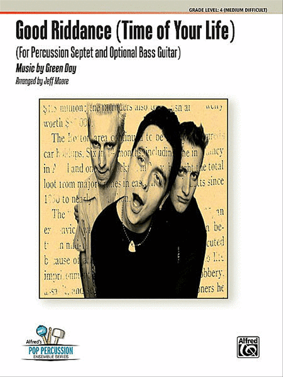 Good Riddance (Time of Your Life) Percussion Ensemble scores gallery preview page 1