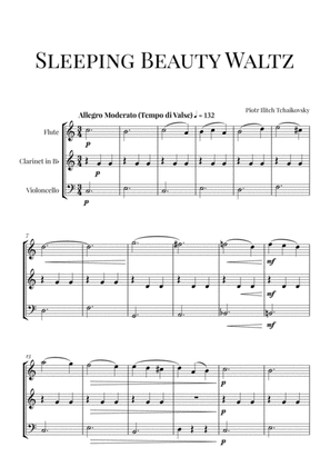 Tchaikovsky: Sleeping Beauty Waltz for Flute, Clarinet and Cello (Woodwind trio)