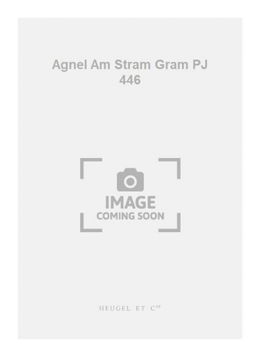 Agnel Am Stram Gram PJ 446 3-Part scores gallery preview page 1