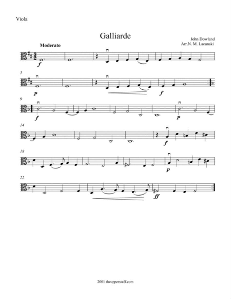 Galliarde Galliarde String Orchestra scores gallery preview page 3