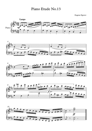 Piano Etude No.13 in B Minor