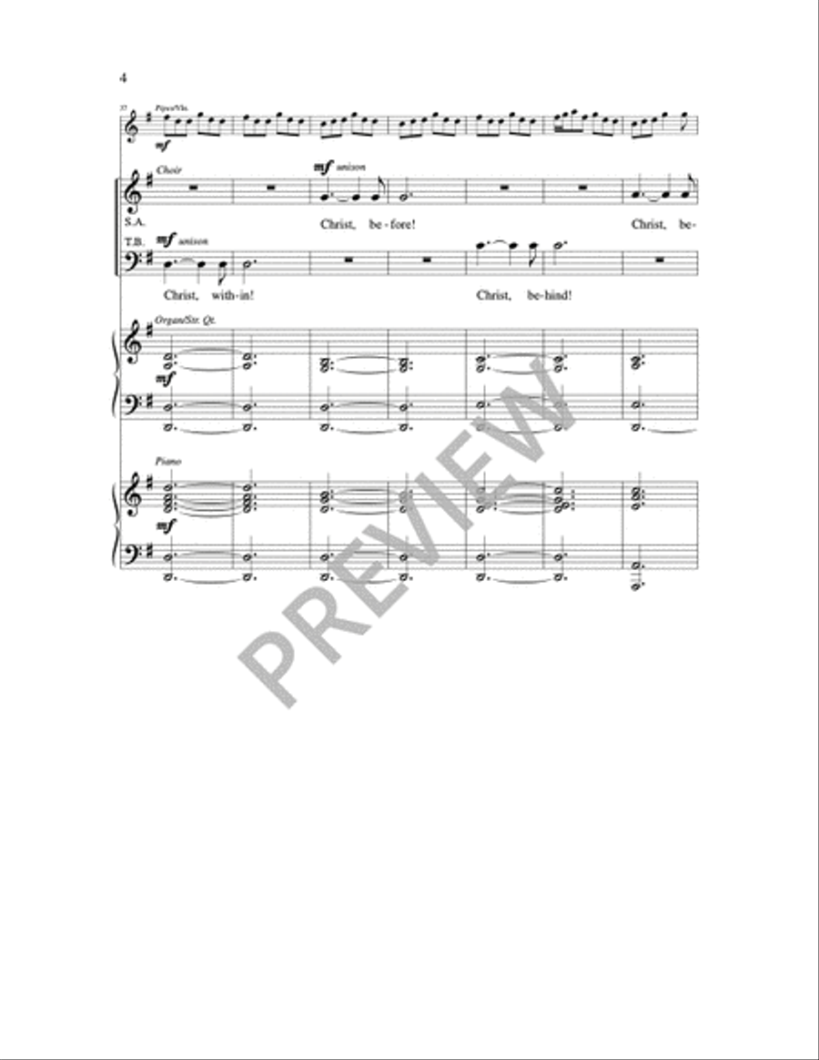 The Lorica of Ballyloughlin 4-Part scores gallery preview page 8