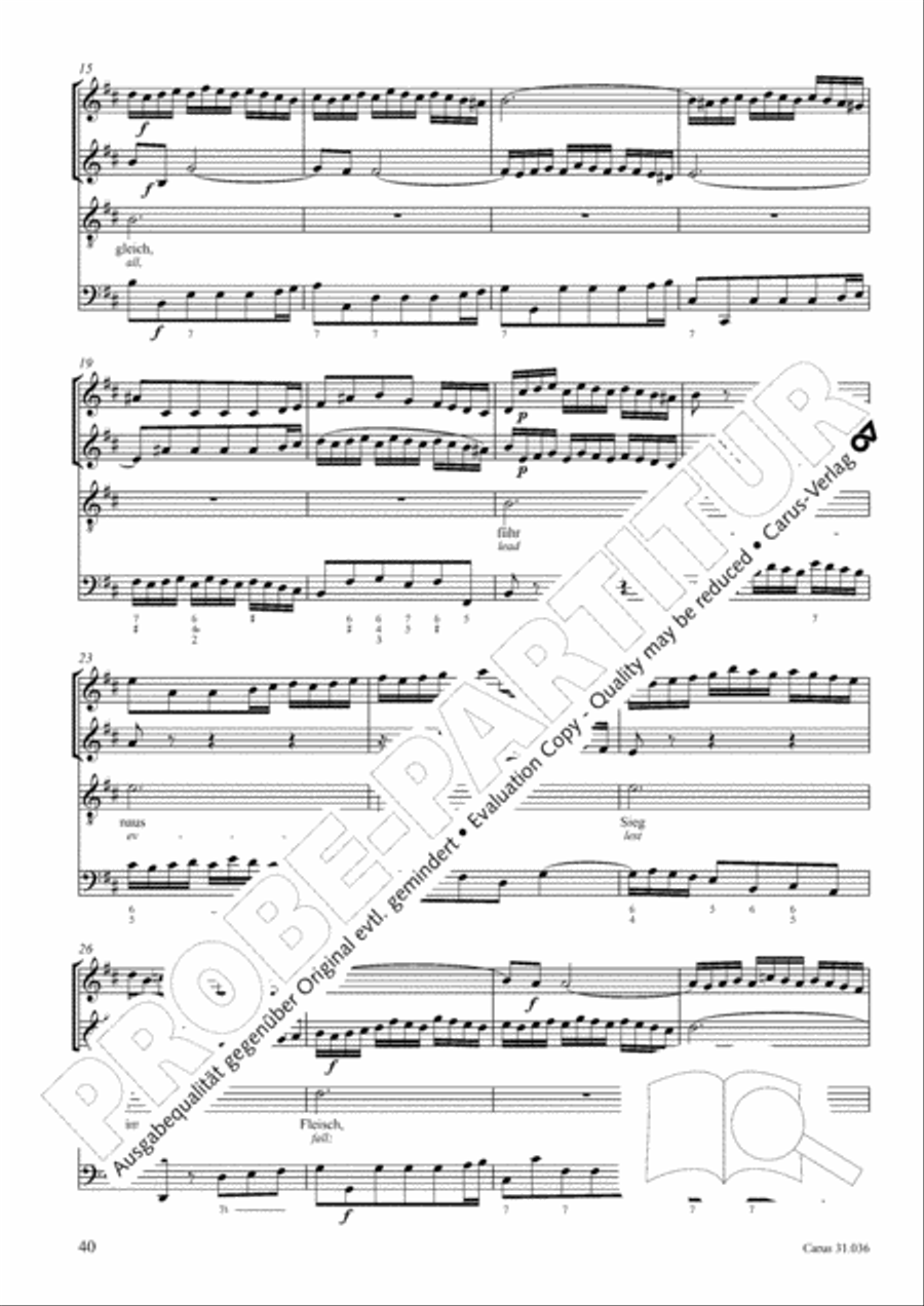 Up joyous raise your song (Schwingt freudig euch empor) 4-Part scores gallery preview page 41