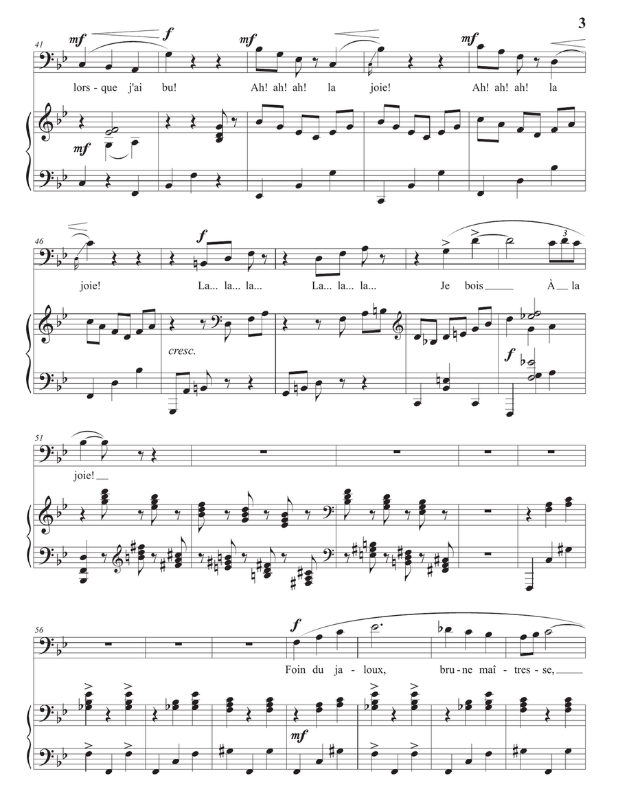 Chanson Romanesque Chanson Romanesque Voice scores gallery preview page 4