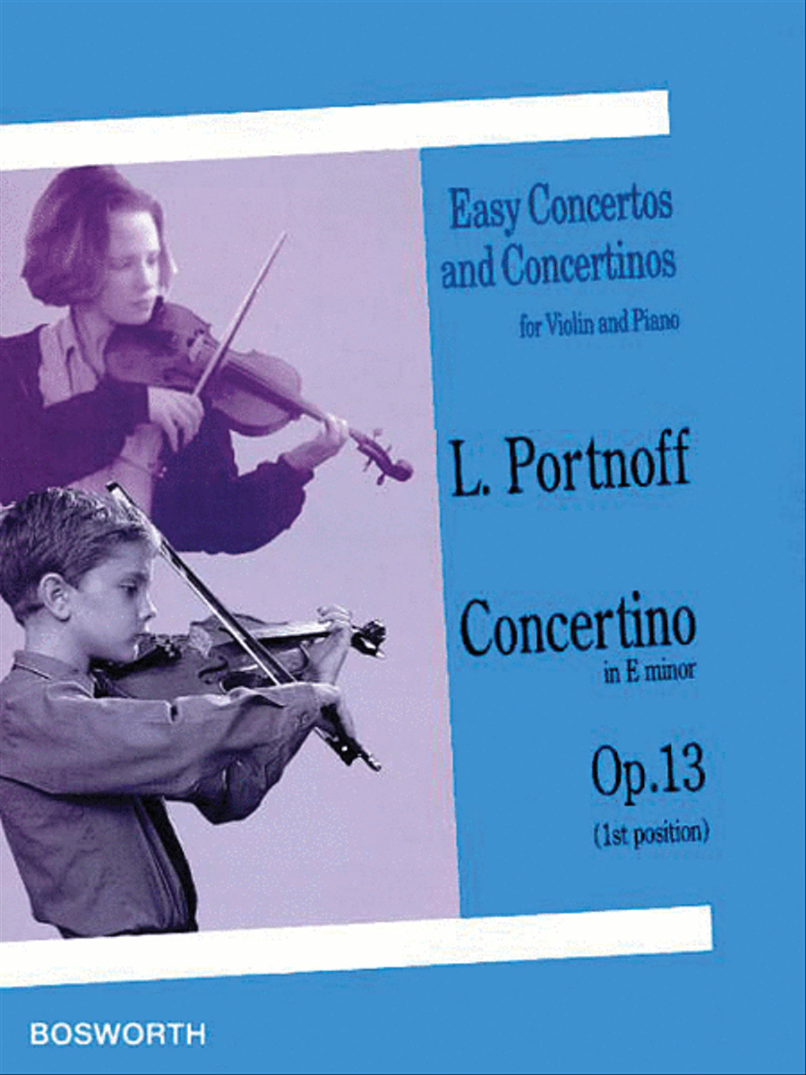 Concertino in E Minor, Op. 13 Violin Solo scores gallery preview page 1