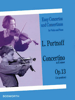 Book cover for Concertino in E Minor, Op. 13