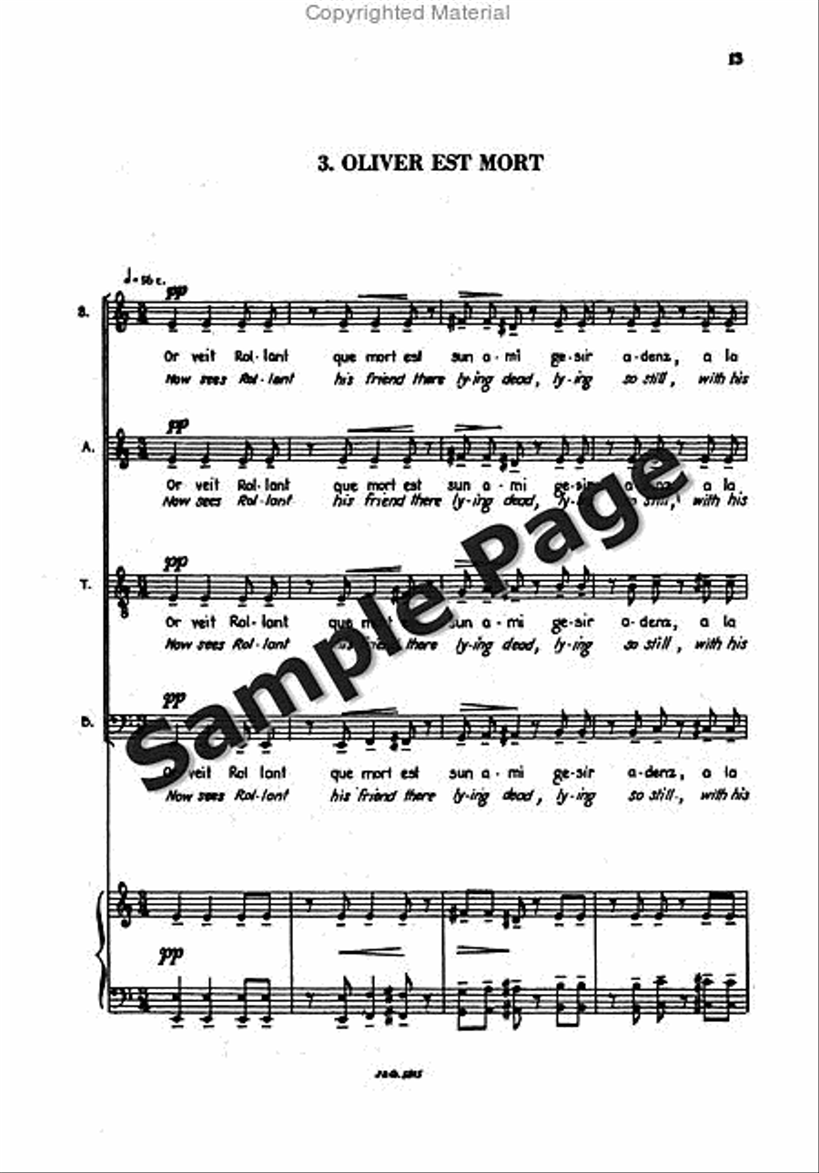 Rollant et Oliver 4-Part scores gallery preview page 14