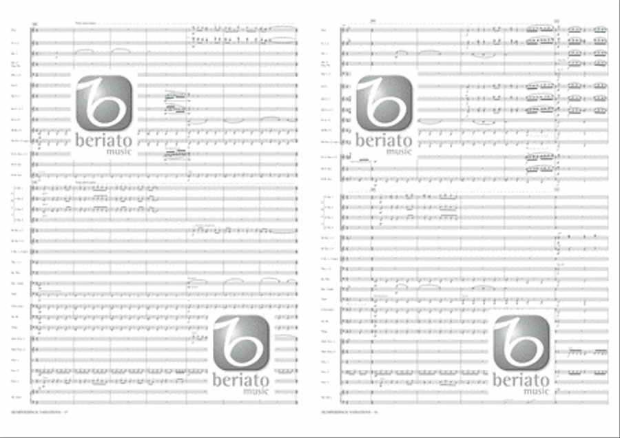Humperdinck Variations Concert Band scores gallery preview page 9