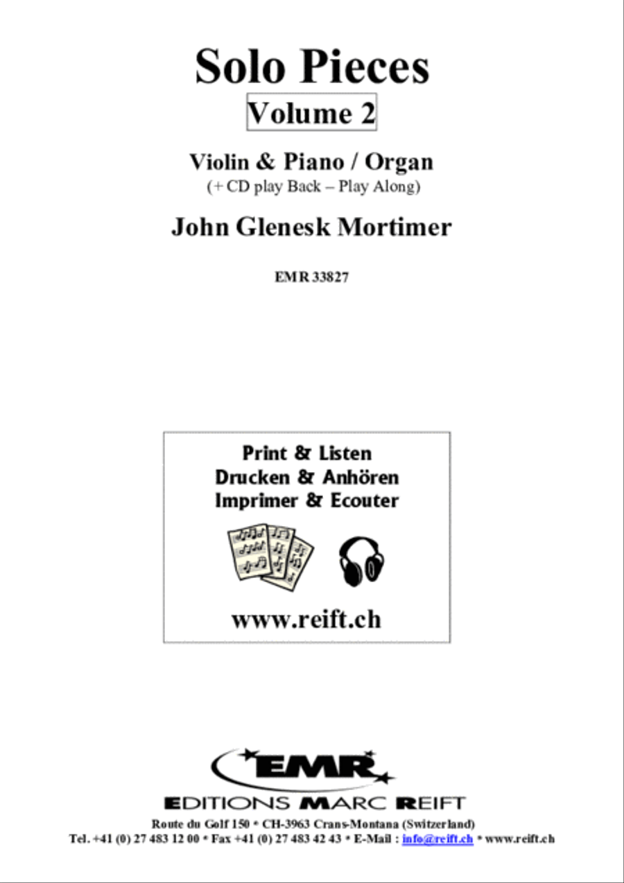 Solo Pieces Vol. 2 Violin Solo scores gallery preview page 2