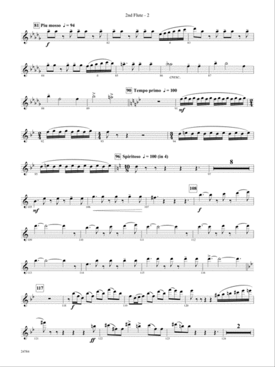 Heritage: 2nd Flute Concert Band scores gallery preview page 2