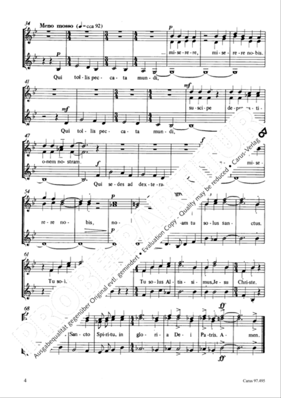 Missa Verna tempore paschali SSA scores gallery preview page 5