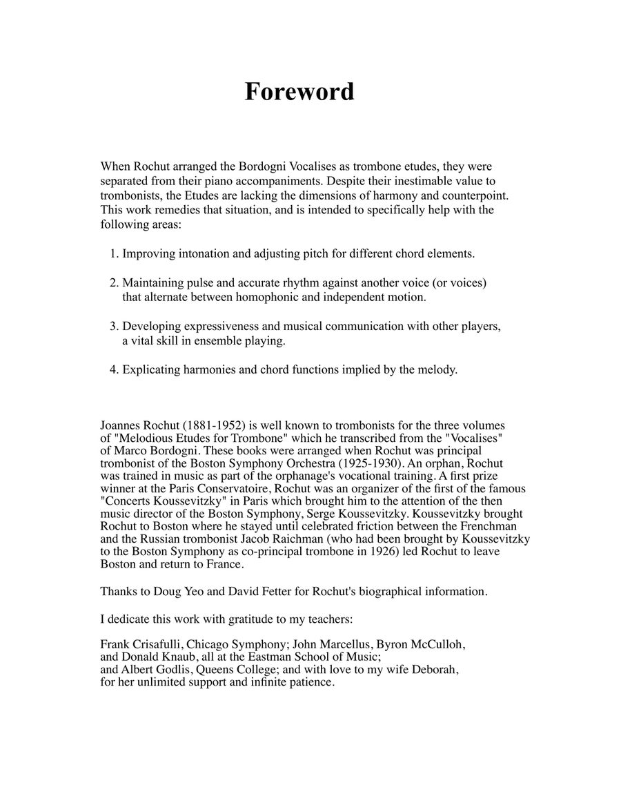 Melodious Duets to Rochut Bordogni Etudes for Alto and Tenor Trombones Book 1 complete Trombone Duet scores gallery preview page 2