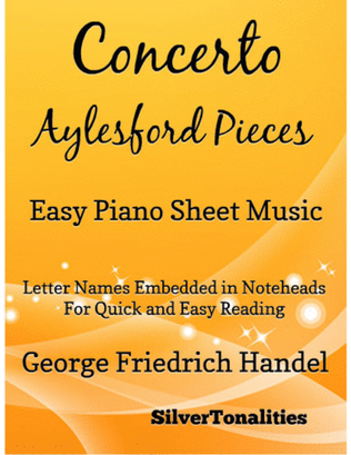 Book cover for Concerto Aylesford Pieces Easy Piano Sheet Music
