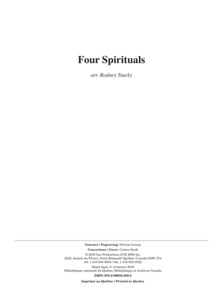 Book cover for Four Spirituals