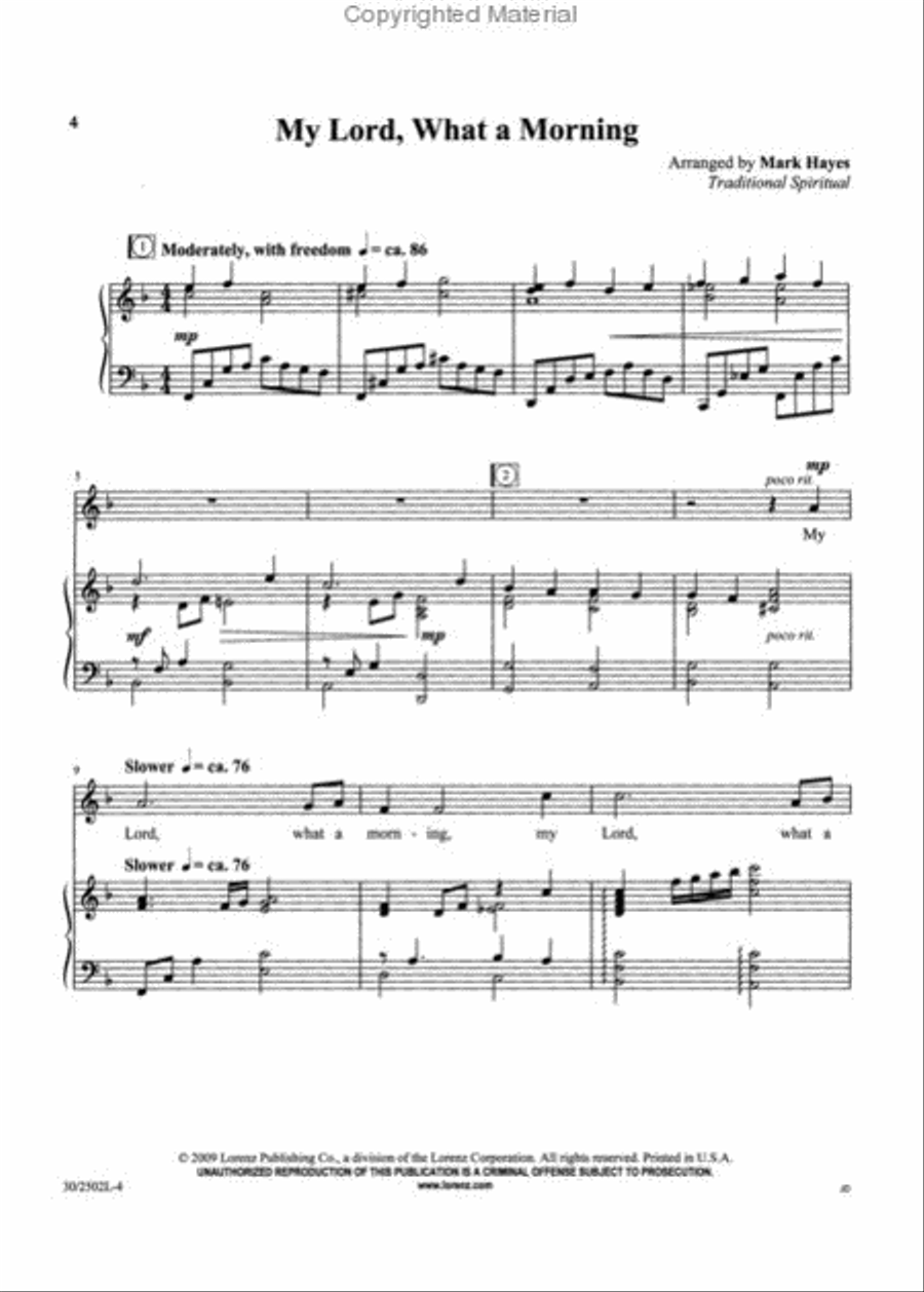 Swing Low, Sweet Chariot - Medium-high Voice High Voice scores gallery preview page 2