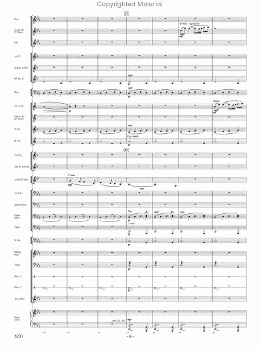 Pilatus: Mountain of Dragons Concert Band scores gallery preview page 4